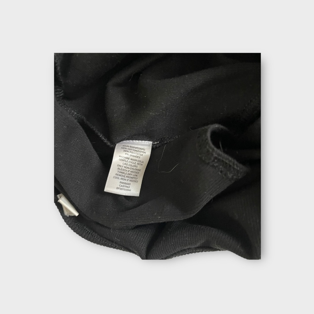 BP‎ Womens Black Ribbed V-Neck Spaghetti Strap Bodysuit Large NWT BP397555MI - Picture 7 of 9